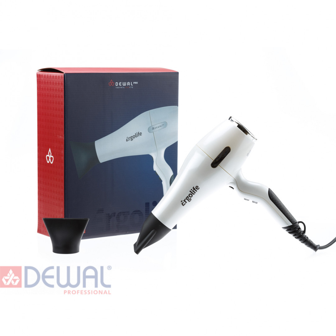 Фен 2200 Вт ErgoLife DEWAL 03-001 White Фен 2200 Вт ErgoLife DEWAL 03-001 White