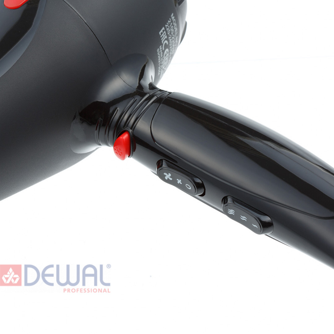Фен 2200 Вт Spectrum DEWAL 03-110 Black Фен 2200 Вт Spectrum DEWAL 03-110 Black