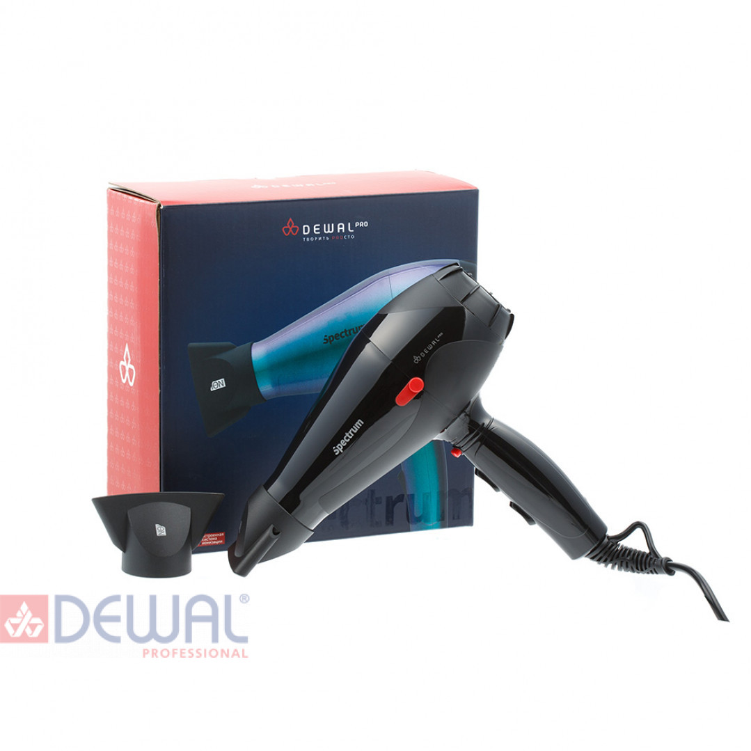 Фен 2200 Вт Spectrum DEWAL 03-110 Black Фен 2200 Вт Spectrum DEWAL 03-110 Black
