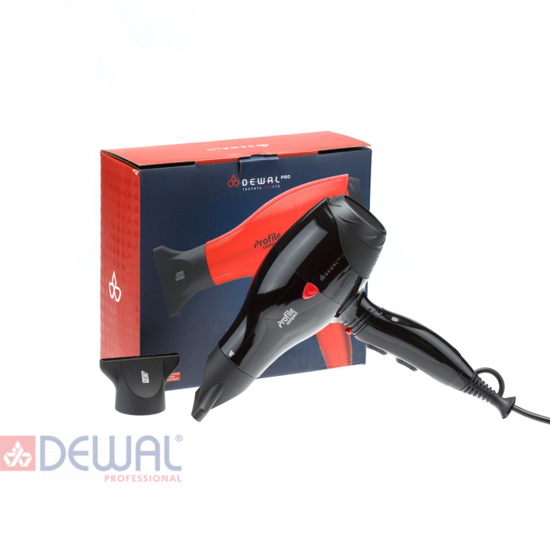 Фен 2000 Вт Profile Compact DEWAL 03-119 Black Фен 2000 Вт Profile Compact DEWAL 03-119 Black