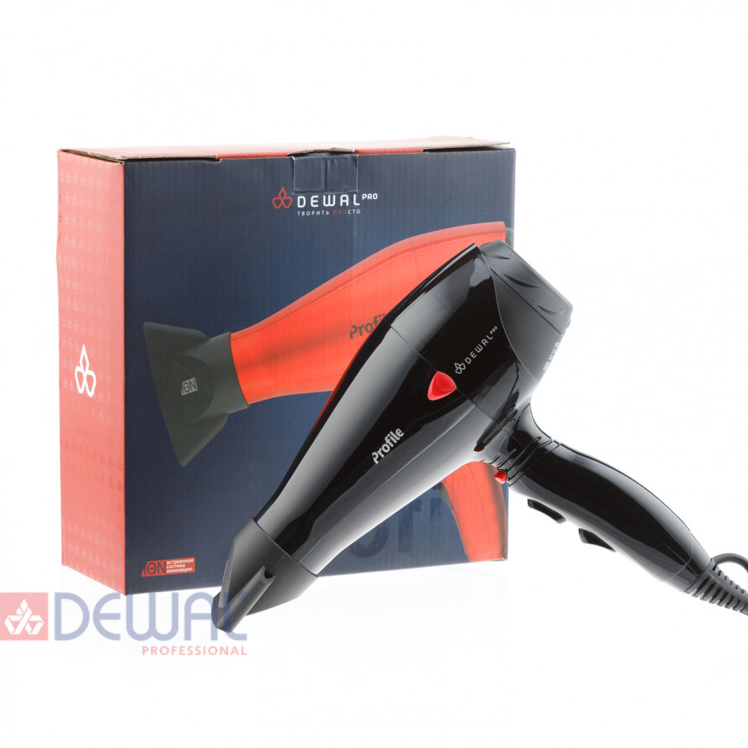 Фен 2200 Вт PROFILE-2200 DEWAL 03-120 Black Фен 2200 Вт PROFILE-2200 DEWAL 03-120 Black
