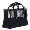 Косметичка для аксессуаров, полимерный материал, черная,24х10х15см  DEWAL EW05black