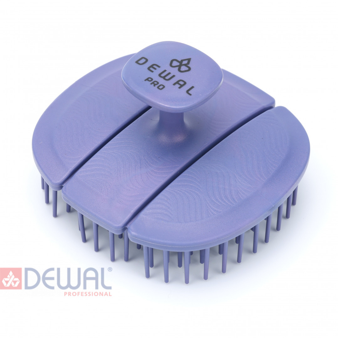 Щетка для мытья головы cерия "New Flexi", синяя DEWAL BRZ8812