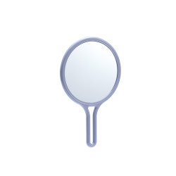 Зеркало с ручкой (26 х 16 см) DEWAL MR-61silver