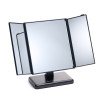 Зеркало настольное складное трехстворчатое, цвет черный DEWAL MR-7014