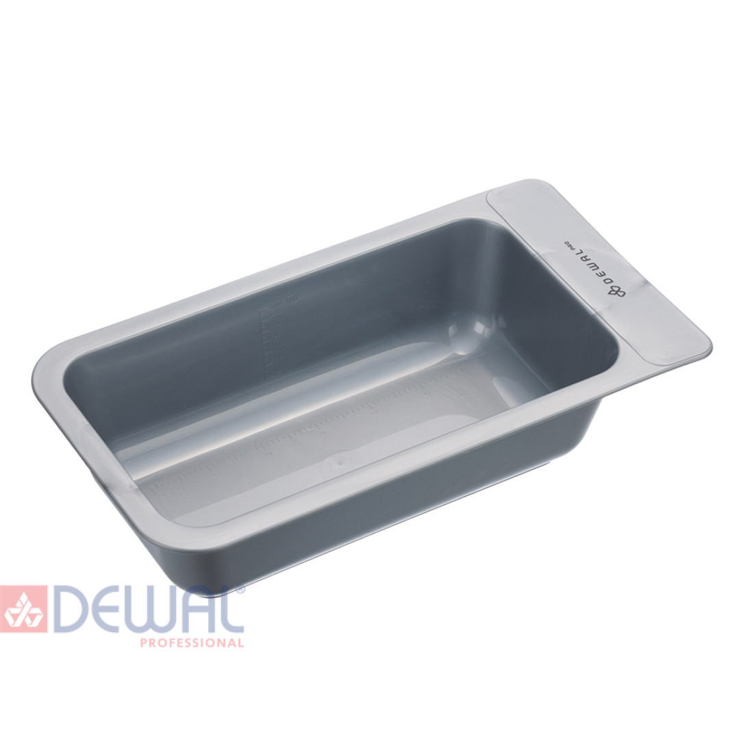 Чаша для краски, серая, с ручкой 800 мл. DEWAL T-1240