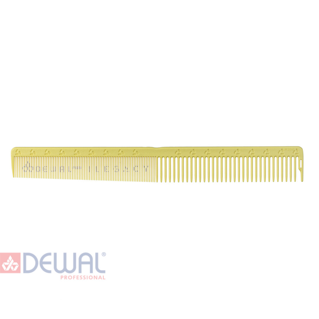 Расческа рабочая DEWAL LEGACY комбинированная 239 мм желтая LD-2010